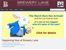 Tablet Screenshot of brewerylane.com